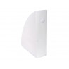 Porte-revues exacompta mag-cube office a4+ oeillet de prehension coloris blanc