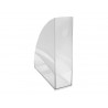 Porte-revues exacompta mag-cube office cristal a4+ oeillet de prehension coloris transparent