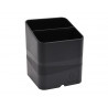 Pot a crayons exacompta pen-cube ecoblack 2 compartiments coloris noir
