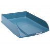 Corbeille courrier exacompta combo styli skandi a4+ superposable verticale/escalier coloris bleu pacifique