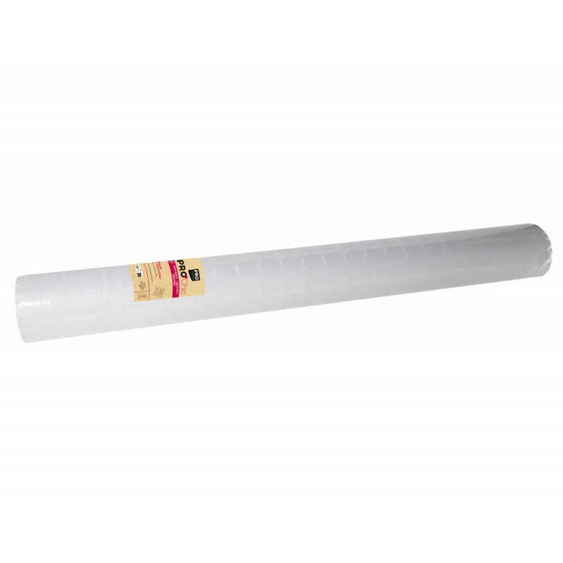 Nappe papier damasse exacompta coloris blanc rouleau 1,18x100m