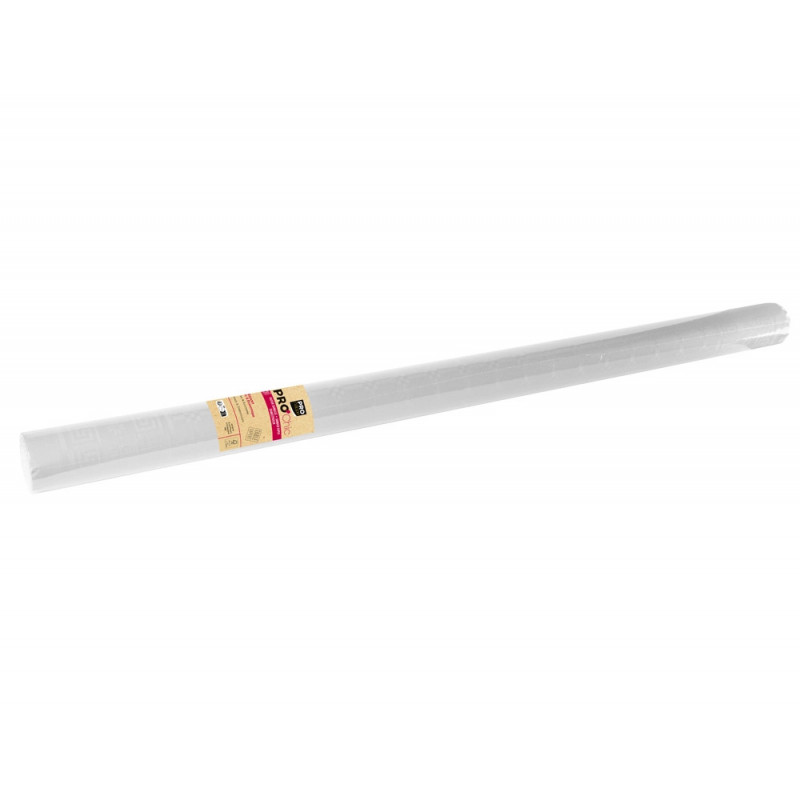 Nappe papier damasse exacompta coloris blanc rouleau 1,18x25m