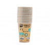 Gobelet exacompta carton 20cl coloris kraft paquet 15 unites