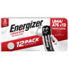 Pile energizer miniature alkaline lr44 blister 12 unites