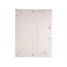 Chemise 3 rabats exacompta a4 pp chromaline 5/10e translucide fermeture elastique coloris assortis