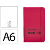 Carnet fermeture elastique antartik notes couverture rigide a6 papier uni ivoire 100 feuilles 80gr fsc framboise