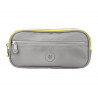 Fourre-tout antartik rectangulaire 2 compartiments modele fusion flex 100x60x220mm coloris gris