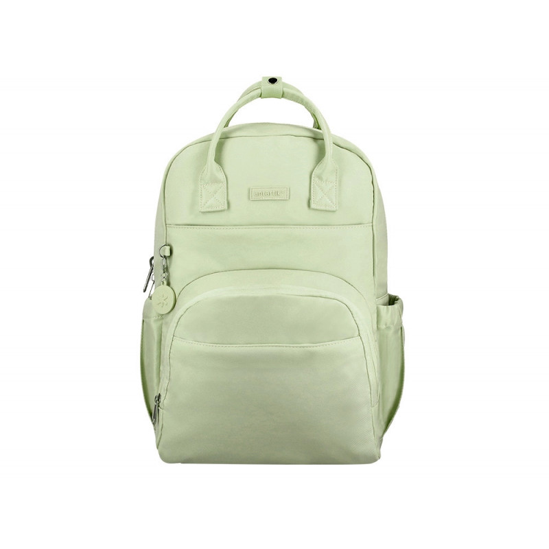 Sac a dos antartik 1 compartiment modele glow pack effet irise 410x120x290mm coloris vert