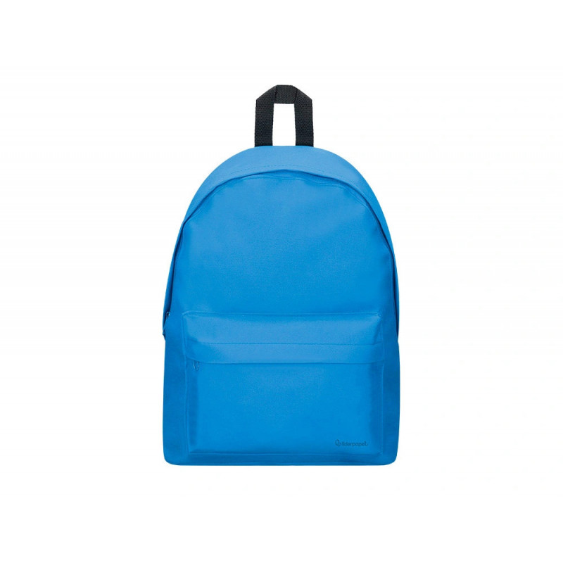 Sac a dos liderpapel 1 compartiment 40x12,5x30cm coloris bleu azur