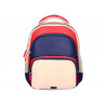 Sac a dos liderpapel scolaire multipoches et multicouleurs 35x11x27cm