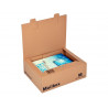Boite expedition postale logistipack kraft format m coloris brun