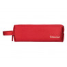 Fourre-tout liderpapel 1 compartiment avec anse 21x7cm coloris rouge