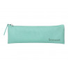Fourre-tout liderpapel plat mince 1 compartiment 20x6cm coloris vert amande