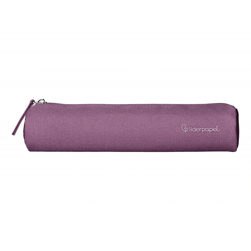 Fourre-tout liderpapel rond mince 22x4,5cm coloris mauve poudre