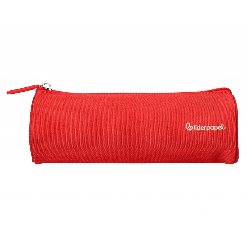 Fourre-tout liderpapel rond 21x7cm coloris rouge