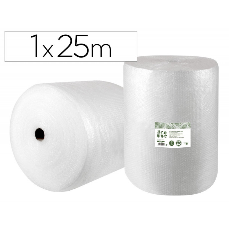 Film a bulles liderpapel ecouse 30% plastique recycle 30g/m2 rouleau 1x25m