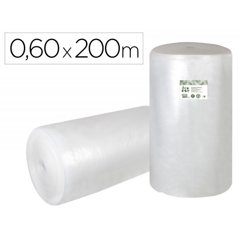 Film a bulles liderpapel ecouse 30% plastique recycle 30g/m2 rouleau 0,60x200m