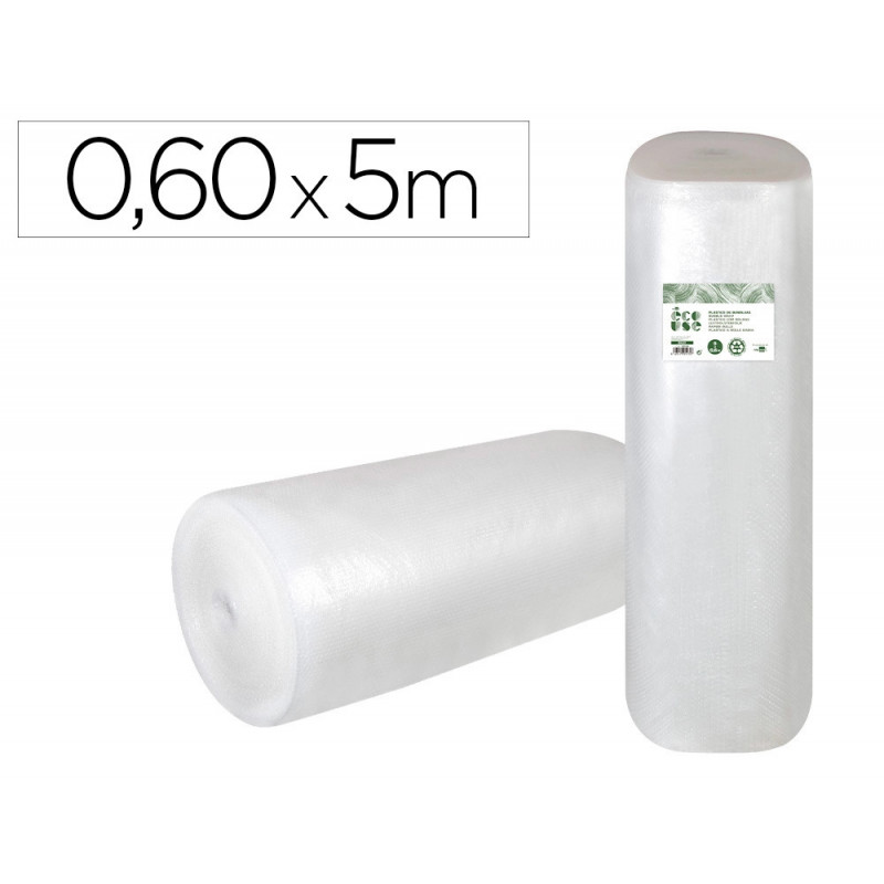 Film a bulles liderpapel ecouse 30% plastique recycle 30g/m2 rouleau 0,60x5m