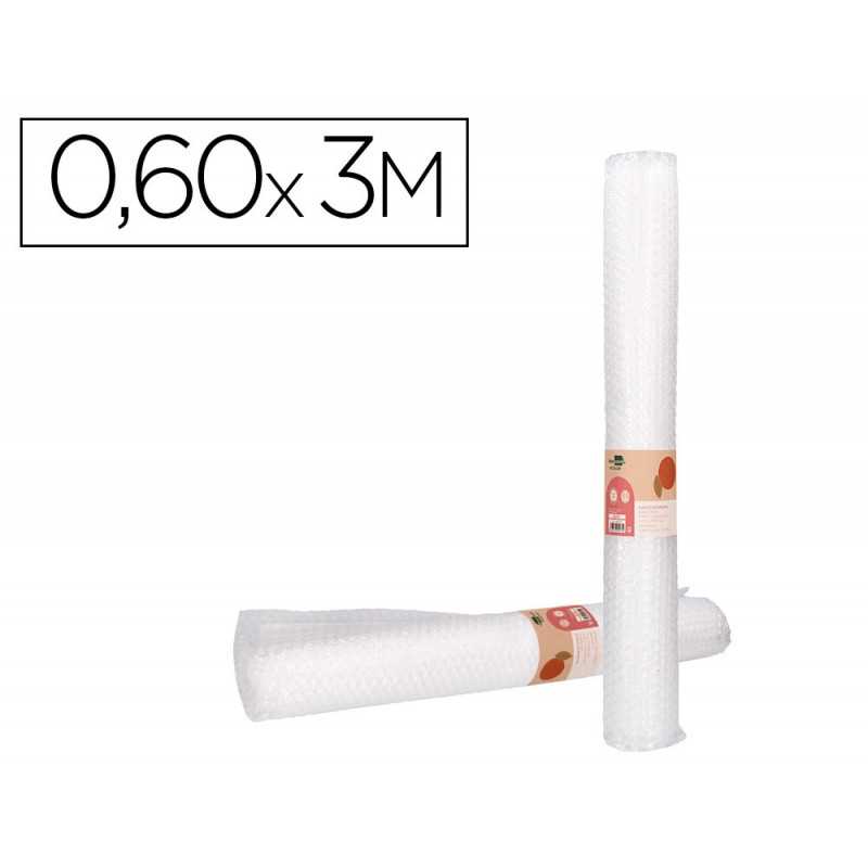 Film a bulles liderpapel ecouse 30% plastique recycle 30g/m2 rouleau 0,60x3m