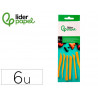 Ustensiles liderpapel pour pate a modeler et argile set 6 pieces assorties