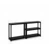 Etagere paperflow universal 104 pp 5 tablettes poids max 100kg/tablette 100x40x180cm coloris noir