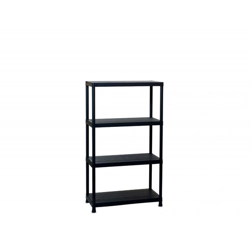 Etagere paperflow universal 84 pp 4 tablettes poids max 50kg/tablette 80x40x138cm coloris noir