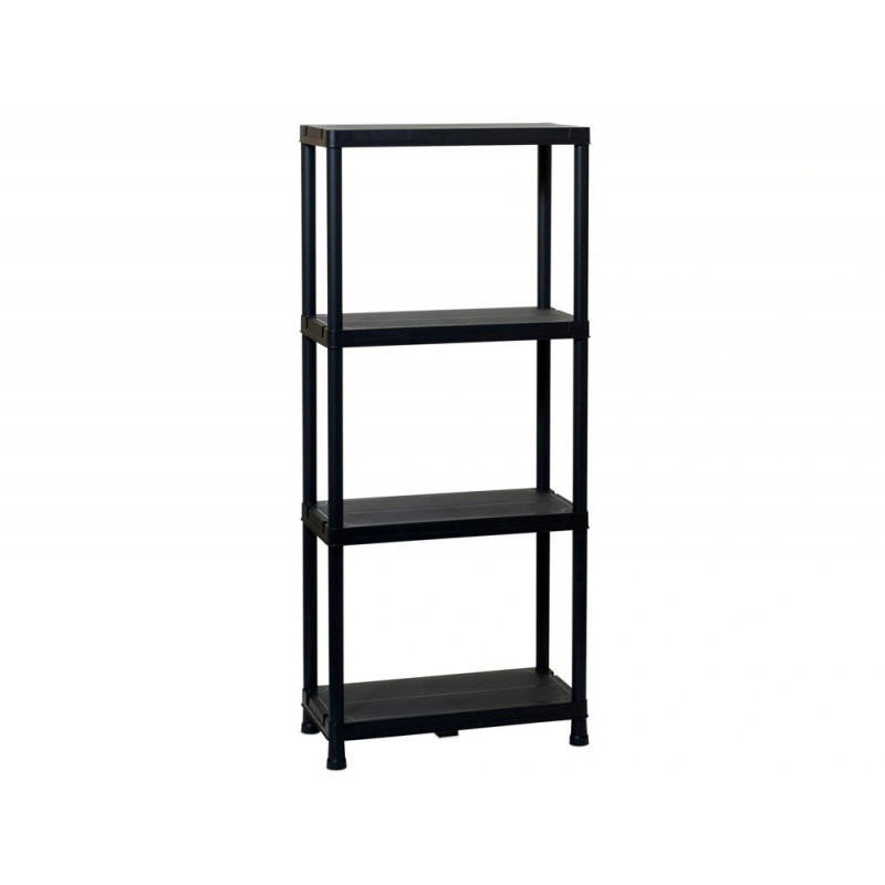 Etagere paperflow universal 63 pp 4 tablettes poids max 25kg/tablette 60x30x138cm coloris noir