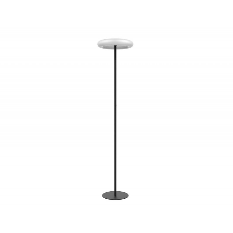 Lampadaire unilux cocoon led 180cm avec socle eu coloris noir