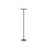Lampadaire unilux cocoon led 180cm avec socle eu coloris noir