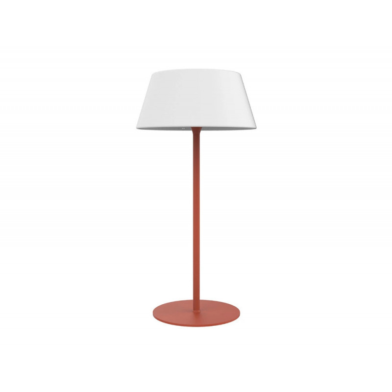 Lampe unilux loompa led 35cm recharge par usb coloris brique