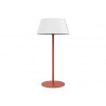 Lampe unilux loompa led 35cm recharge par usb coloris brique