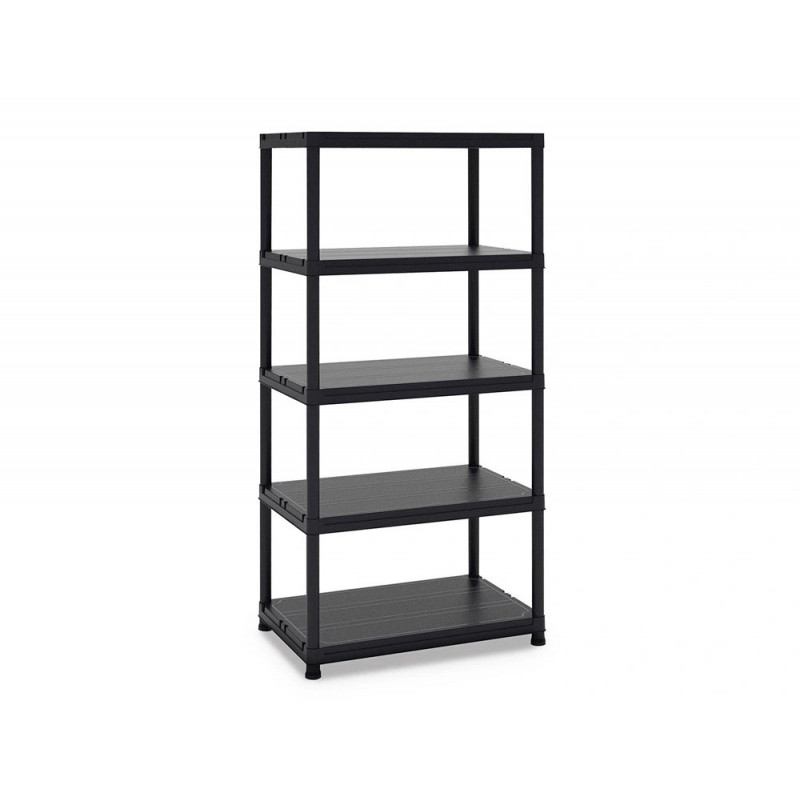 Etagere paperflow universal 96 pp 5 tablettes poids max 100kg/tablette 90x60x180cm coloris noir