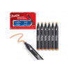Marqueur sharpie creatif pointe ogive trait 2,5mm encre acrylique coloris orange