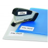 Porte-etiquette tarifold adhesif plastifiable a froid 25x40mm coloris transparent sachet 32 unites