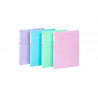 Chemise viquel 3 rabats rainbow pastel pp a3 fermeture elastique coloris aleatoire