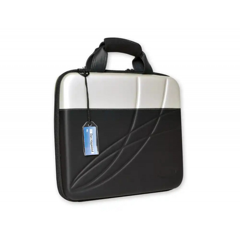 Etiquette bagage tarifold plastifiable 40x165mm coloris transparent sachet 4 unites