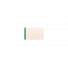 Porte-etiquette tarifold magnetique plastifiable a froid 66x100mm coloris vert sachet 50 unites