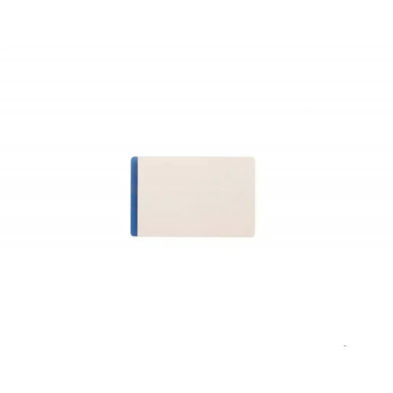 Porte-etiquette tarifold magnetique plastifiable a froid 66x100mm coloris bleu sachet 50 unites
