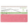 Carnet clairefontaine my weekly planner age bag nomaddict reliure integrale 29,7x17cm 120p detachables