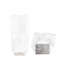 Sachet confiseur polypro avec fond carton 35 microns 120x260mm coloris transparent paquet 100 unites