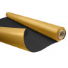 Papier cadeau kraft duo metal 60gr rouleau 0,69x50m coloris noir / or