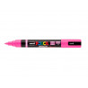 Marqueur posca pc5br peinture base eau inodore tout support pointe moyenne brush coloris rose