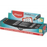Crayon ardoise maped marker'peps bois effacable a sec coloris noir