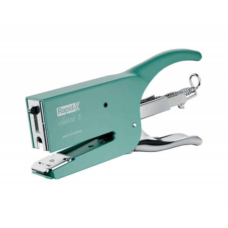 Pince a agrafer rapid k1 retro skog 50f agrafes 26/6 strong et 26/8+ superstrong coloris vert foret