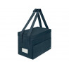 Sac rangement leitz nomades pliable tissu avec couvercle compatible pc 14/' 3 compartiments fermeture zip