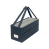Sac rangement leitz nomades pliable tissu sacoche ouverte 3 compartiments interne fermeture zip 2 poignees