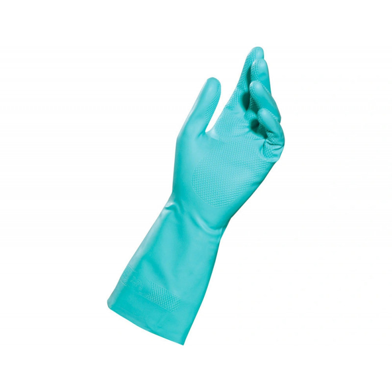 Gant hypoallergenique ultranitril 454 taille 6 coloris turquoise la paire