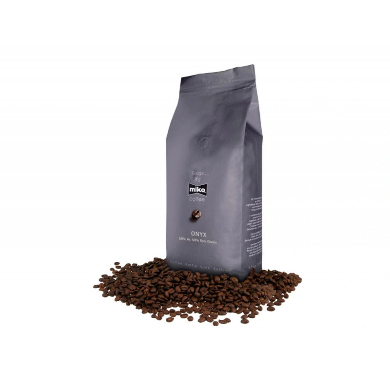 Cafe miko onyx 50% arabica 50% robusta sachet en grain 1kg