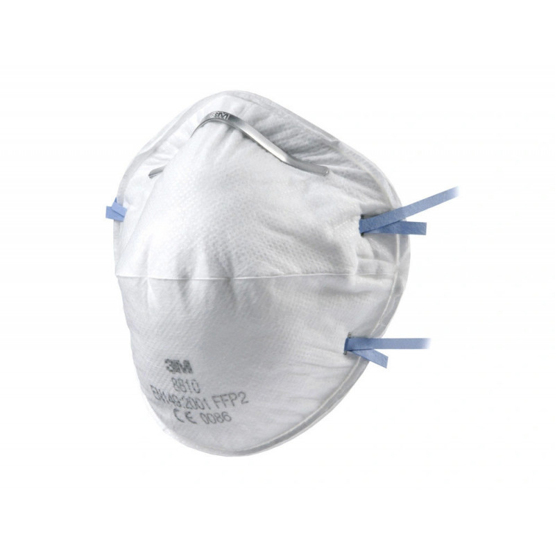 Masque anti-poussiere 3m ffp2 sans valve coloris blanc