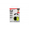 Casque anti-bruit 3m peltor enfant jusqu'a 27db coloris vert neon
